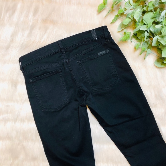 7 For All Mankind The Skinny Black Jeans - Picture 9 of 9